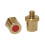 Brass Side Post Terminal M8 Stud Battery Connector 2 pcs 2
