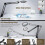 LED Desk Lamp with Magnifier and Adjustable Light, 3 Color 3