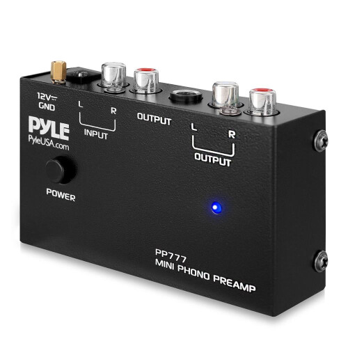 Mini phono preamp RCA in/out low noise 12V