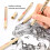Στυλό Micron Pigment Liner για Σχέδια Manga, Πακέτο 12 Ριγών, 3 Τεμάχια 3