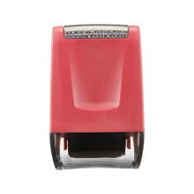 PWPSG Identity Theft Protection Roller Stamp Red