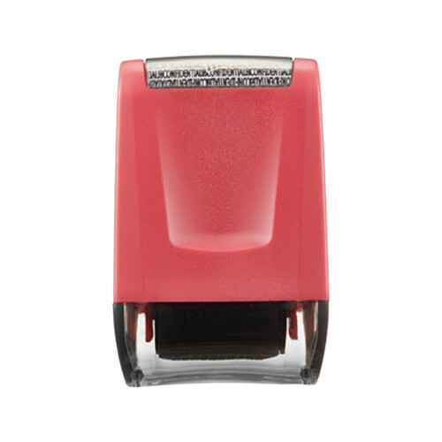 PWPSG Identity Theft Protection Roller Stamp Red