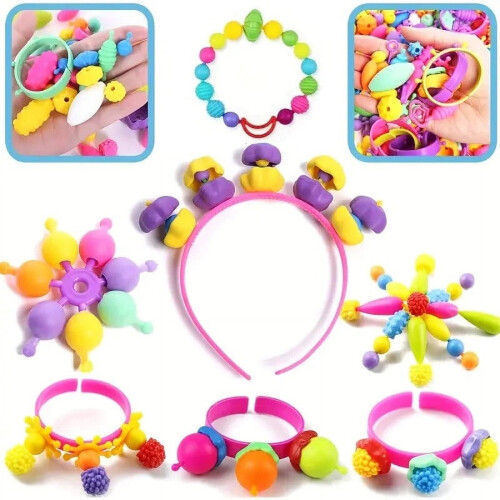 Kids' jewelry making beads educational craft beads 100 pcs 1