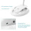 Handheld Magnifier with LED Light 3X and 8X 7
