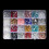 Milue nail charms cross beads 100 pcs 1