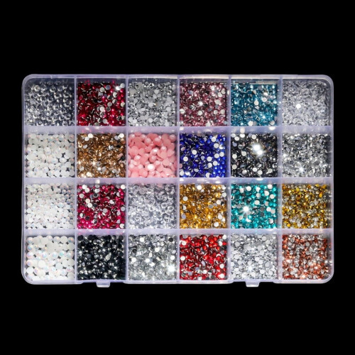 Milue nail charms cross beads 100 pcs