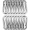 Spring Snap Hook Carabiner 4 Inch 30 PCS 1
