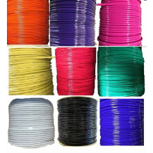 Vinyl Coated Wire Rope 1/8"-3/16" 7x7 Yellow 100 ft
