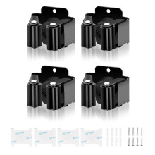Wall Mounted Mop Broom Holder Set 4 Pieces