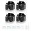 Wall Mounted Mop Broom Holder Set 4 Pieces 1