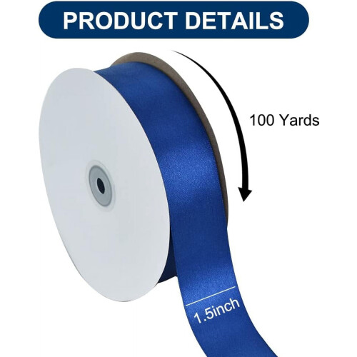 Rood satijnen lint, 40 mm x 100 yards 1