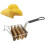 Taco fryer basket with grip handle holds 4 shells 5