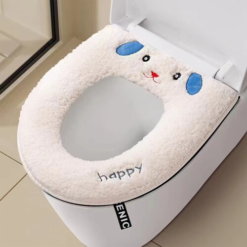 Thick Polyester Toilet Seat Cover Universal 1