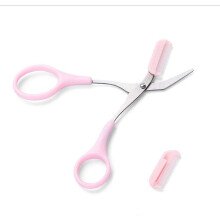 Eyebrow Trimmer Set Stainless Steel Comb and Scissors