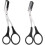 Eyebrow Trimmer Scissors with Comb 2PCS 1