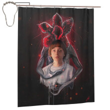 Stranger Things shower curtain set 66x72 in polyester