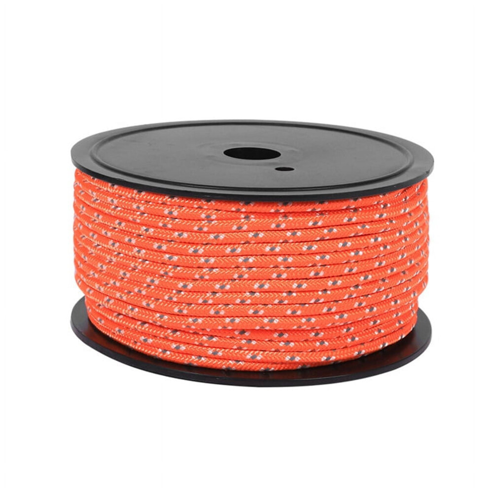 Outdoor Tent Rope Reflective Windproof 10M Orange 9370362029669