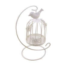 Birdcage-shaped candle holder lantern retro home decor