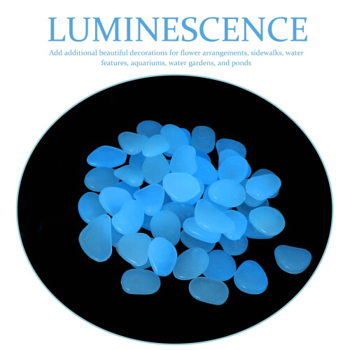 Pedras fluorescentes para cascalho de aquário (100 peças) 1