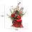 Small artificial Christmas tree with 20 LED lights and 3