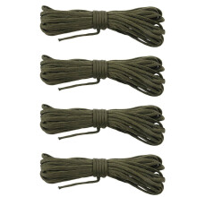 Lina spadochronowa 4X7Rope Paracord, kempingowa, survivalowa, kolor: zielony, długość: 8 m