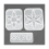 Silikon snøfnugg ornamentform for harpiksstøping 1 stk 8