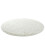 Fluffy Round Rug Creamy-White 5 ft 1