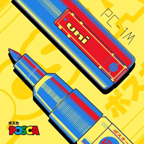 POSCA PC-1M marker pen 0.7mm aqua blue 2
