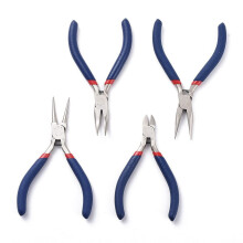 Jewelry Pliers Set Carbon Steel 4 Pieces