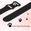 Silikon Apple Watch-reimer med hul hundepotedesign, 2-pakning 2
