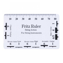 Guitar String Action Ruler Gauge Tool Set