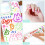 3D colored gel pen glitter highlighter 6 pcs 5