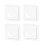 Shower Curtain Rod Holder Clear Tension Bracket 4PCS 1