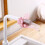 Baby-Handwaschbecken PP/TPE Rosa oder Blau 1 Stück 6