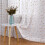 White sheer curtains grommet top 2 panels 52" x 63" 4