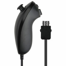 MesaSe Nunchuk Controller for Wii and Wii U Black