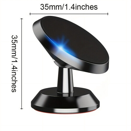 Car Phone Holder Magnetic Rotatable Adjustable Height 1