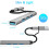 USB Wired Mouse Slim Quiet Design 2 DPI Black 2