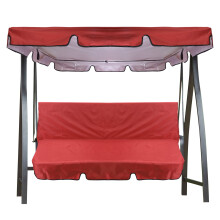 Outdoor Swing Canopy Replacement Cover 3-Seater Waterproof