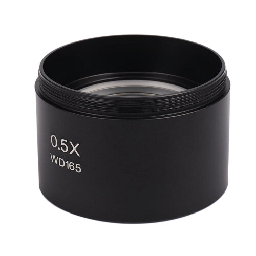 WD165 Stereo Microscope Auxiliary Objective Lens 0.5X M48 1