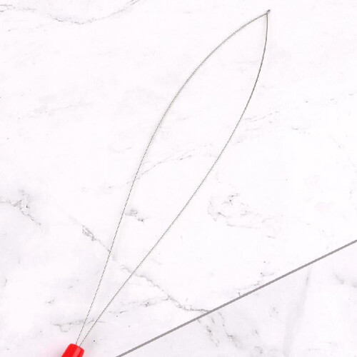 Hair Extension Loop Needle Threader Hook Tool 2