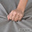 Cortina de ducha de lino de 40x72 pulgadas 7