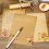 Ρετρό Vintage Χαρτί Επιστολών Kraft Brown8Sheets 4