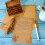Retro Vintage Brevpapper Kraft Brunt 8 Ark 5
