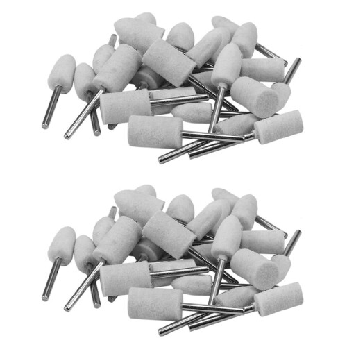 Felt Polishing Buffing Points 1/8 Inch 50 Pcs