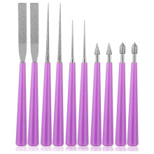 Bead Reamer Tool Jewelry Making Pointed 10 Pieces