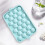 Silicone ice cube mold large capacity reusable 6