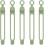 Silicone Cable Straps Wire Organizer 5 pcs 1