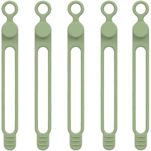 Silicone Cable Straps Wire Organizer 5 pcs