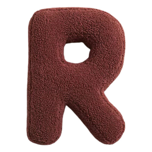 Soft Cute Letter Pillow PP Cotton Stuffed Hugging Cushion